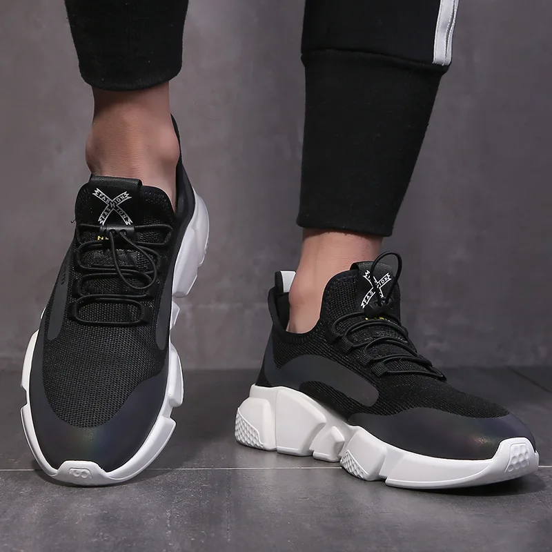 Новая мужская модная обувь 2019 г. Модные спортивные кеды маленькие белые туфли