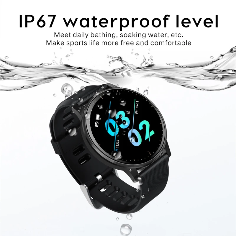 New Q20 Smart Watch Men Blood Pressure Heart Rate Monitor Clock Waterproof Bracelet Sport Fitness Trakcer Women Smartwatch | Электроника
