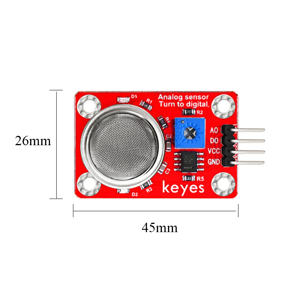 MQ135 для Arduino практичный опасные газы обнаружения Портативный устройство доска