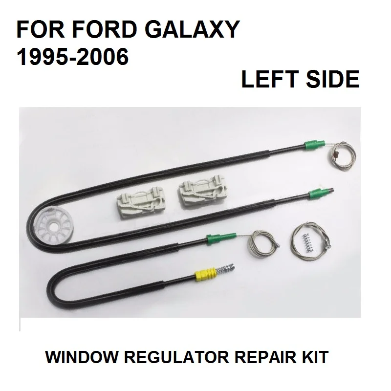 

CAR PARTS FOR FORD GALAXY WINDOW REGULATOR REPAIR KIT 4/5 - DOOR FRONT LEFT 1995 to 2006 NEW