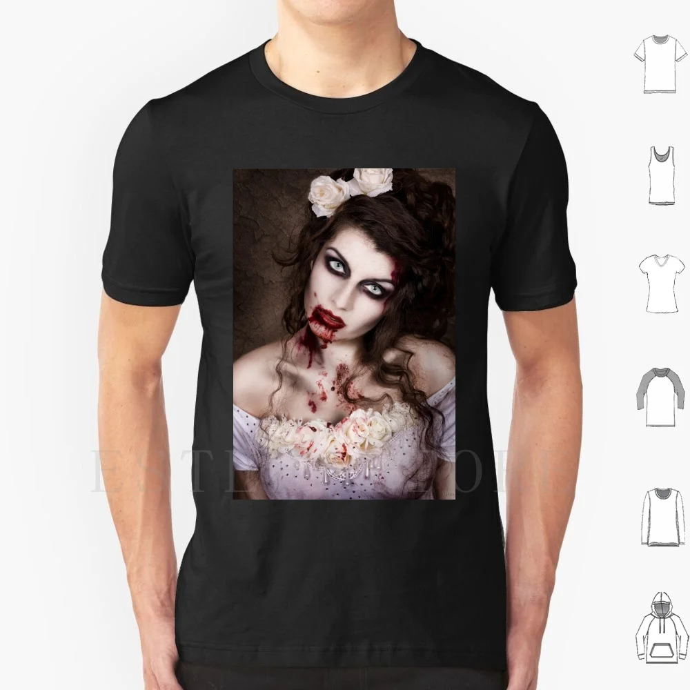 

Zombie Girl Ii T Shirt Diy Big Size 100% Cotton Gothic Goth La Esmeralda Zombie Girls Demon Devil Vampire Blood Horror Creepy