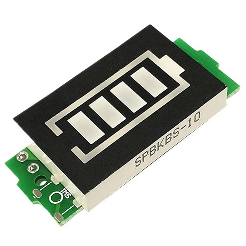 2 Pcs Lithium Battery Capacity Indicator Module Blue Display Power Tester Li-Po Li-Ion 3S Series 12.6 & 2S 8.4V | Электроника