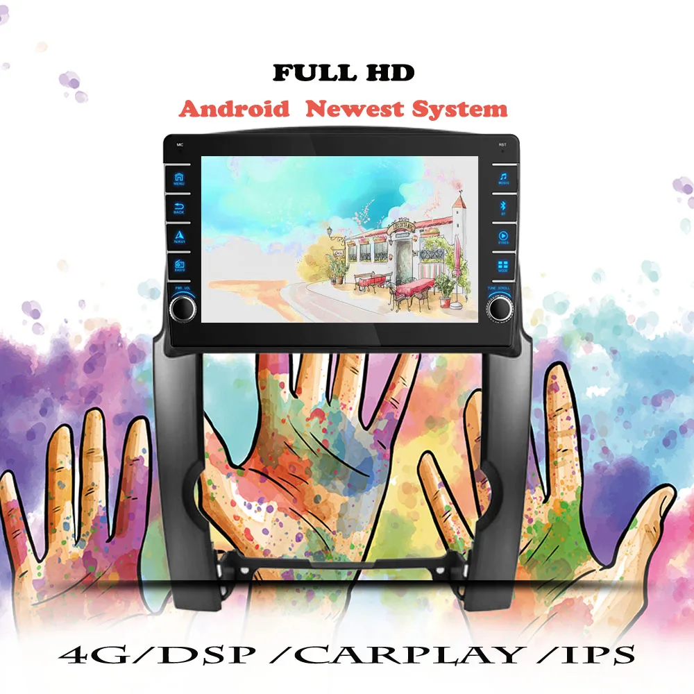 9 дюймов IPS мультимедийный видеоплеер Android 12 автомобильное радио для Kia Sorento 2009 2010