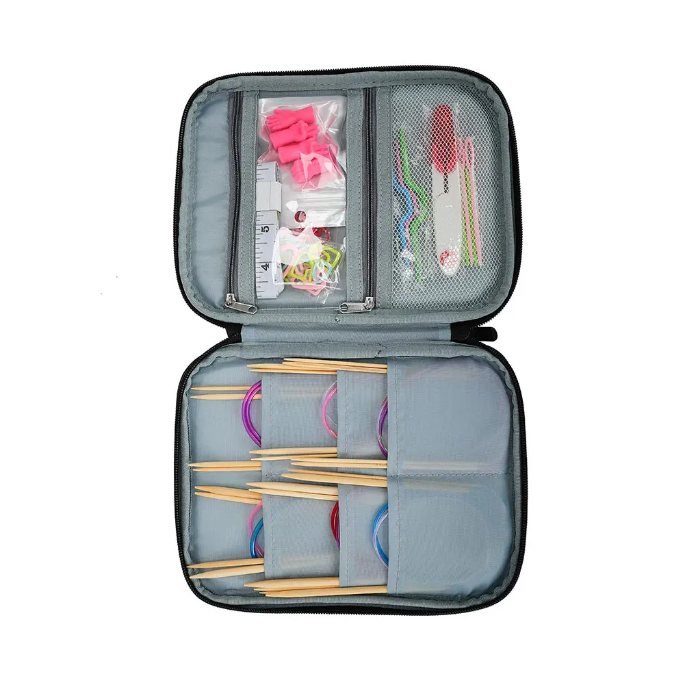 Набор крючков для вязания крючком органайзер с эргономичными ручками набор