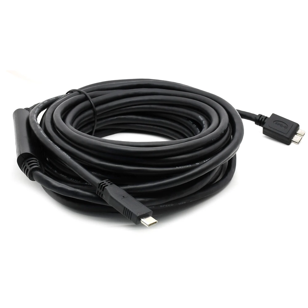 

8m USB3.1 Type-c (USB C) to Micro-B 3.0 Cable Compatible with Apple MacBook (Pro) Laptop External Hard Driver Galaxy S8/S9