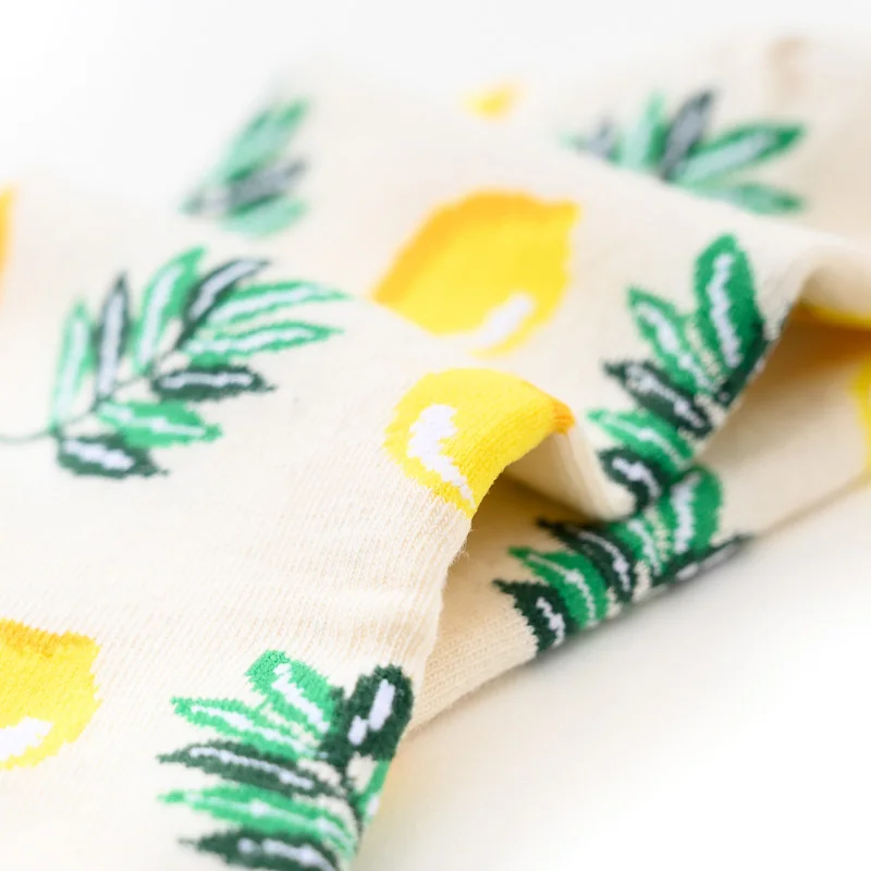 Женские носки Мультяшные уличные скейтборд каваи веселые счастливые