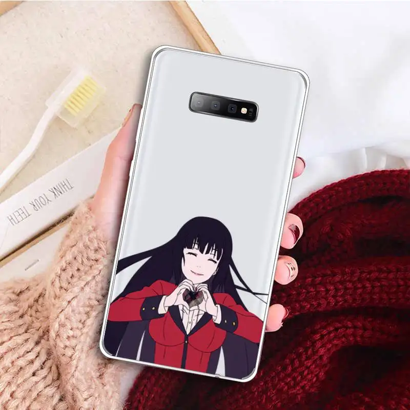 

Kakegurui Jabami Yumeko Phone Case Transparent for samsung A 21s 71 S 8 9 20 note 10 20 ultra plus