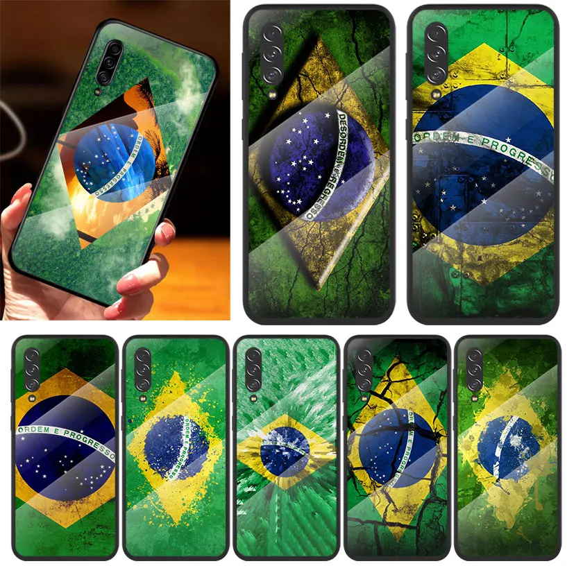 

Brazil Brasil For Samsung Note 20 10 9 8 Ultra Lite Plus 5G A70 A50 A40 A30 A20 A10 Tempered Glass Phone Case
