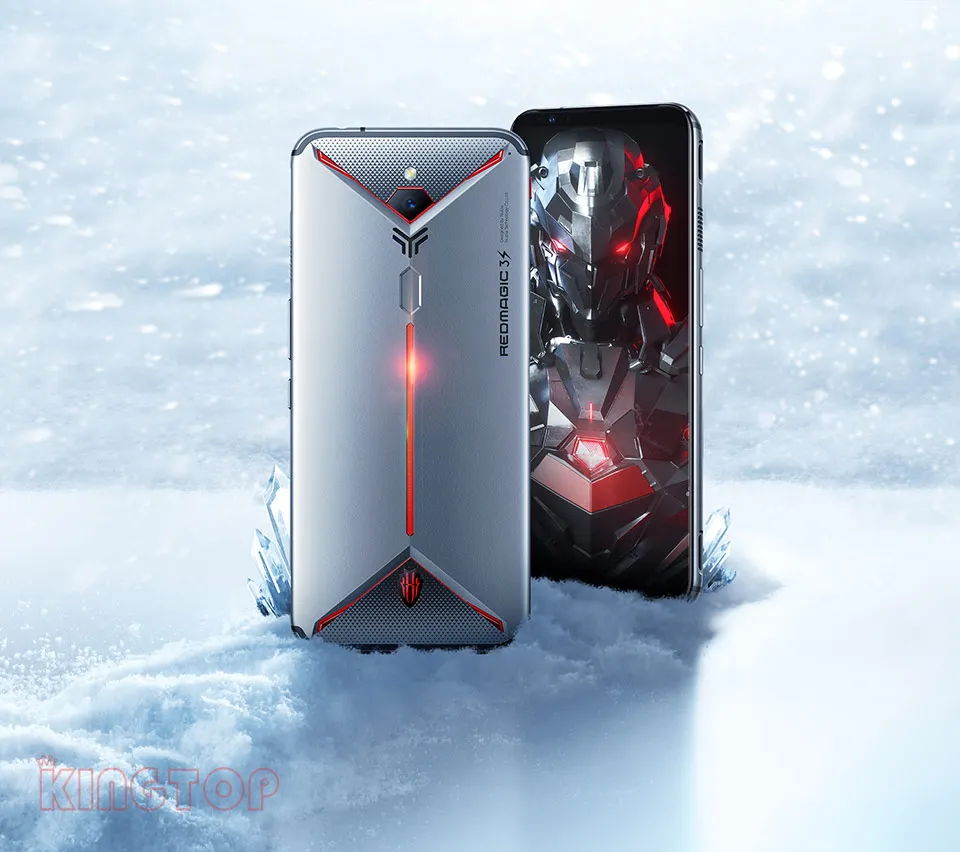 Глобальная версия, мобильный телефон zte nubia Red Magic 3 3S 8G/12G 128/256G 6,6" Snapdragon 855, фронтальный игровой телефон 48MP 5000mAh