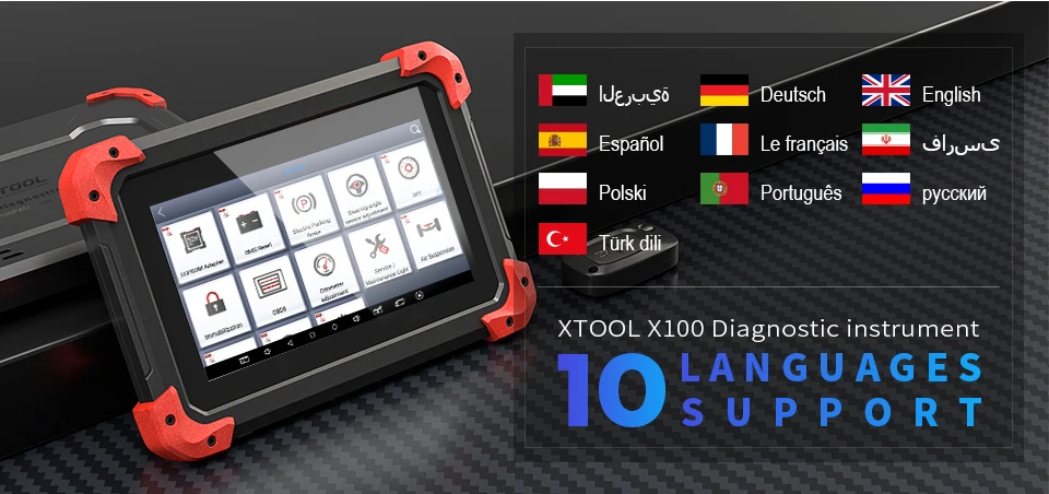 Новейший XTOOL X100 PAD X 100 авто ключ программист с маслом инструмент для отдыха и регулировка одометра X-100 PAD