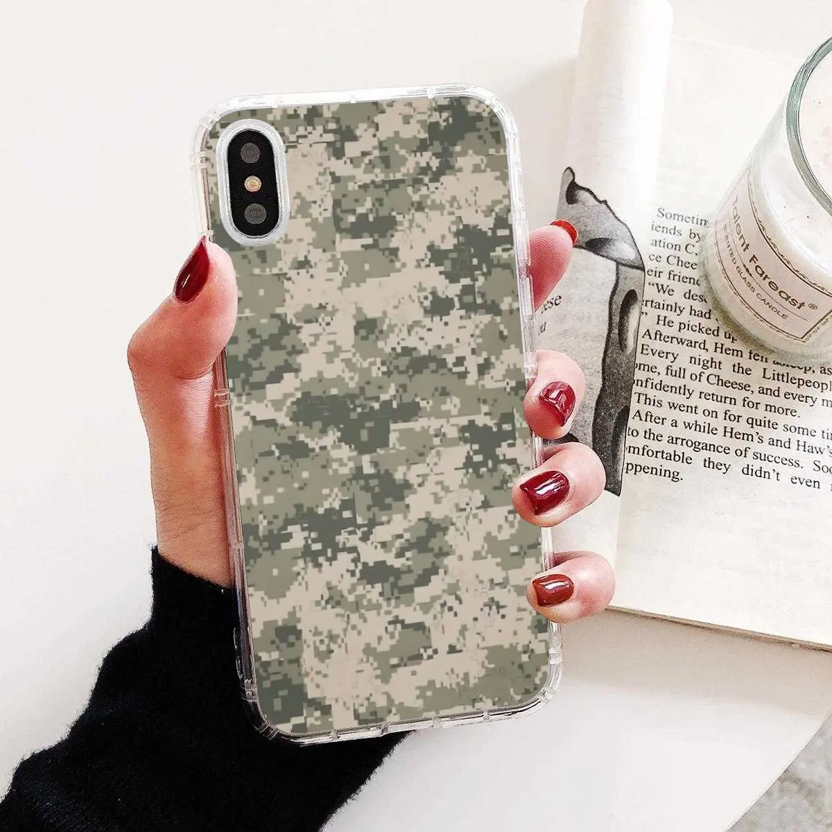 For Huawei G7 G8 P7 P8 P9 P10 P20 P30 Lite Mini Pro P Smart 2017 2018 2019 TPU Silicone Case green Army Camo Camouflage | Мобильные
