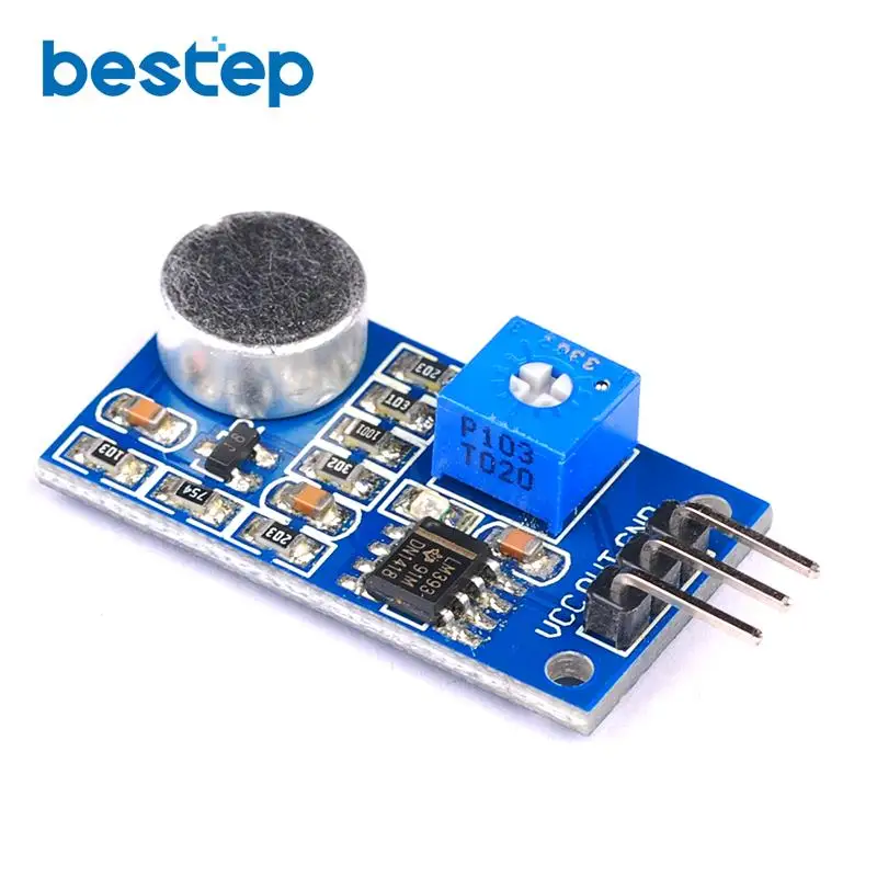 Микрофон Датчик обнаружения звука модуль звуковой датчик для умного