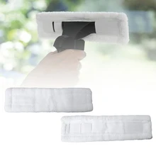2 Pcs Window Vacuum Cleaning Cloths Covers Spray Bottle Glass Vac Cleaner Pads For Karcher WV50 Replacement Tool Accessories