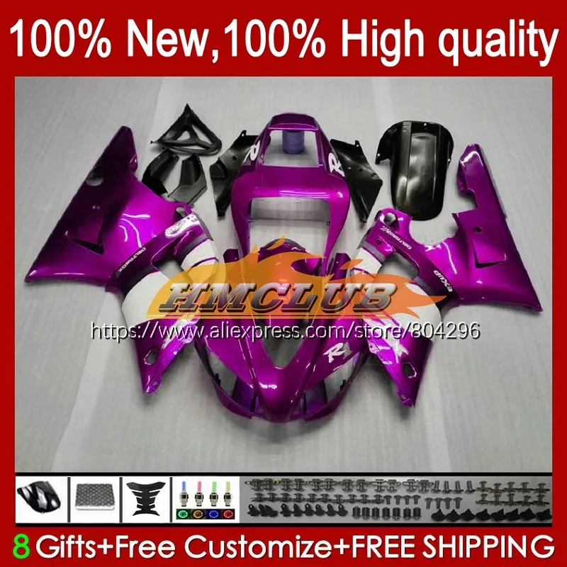 

Корпус для YAMAHA YZF R 1 YZF 1000 YZFR1 98 99 121No.75 YZF-1000 YZF R1 YZF1000 98 99 YZF-R1 1998 1999 Полный Обтекатель розовый белый