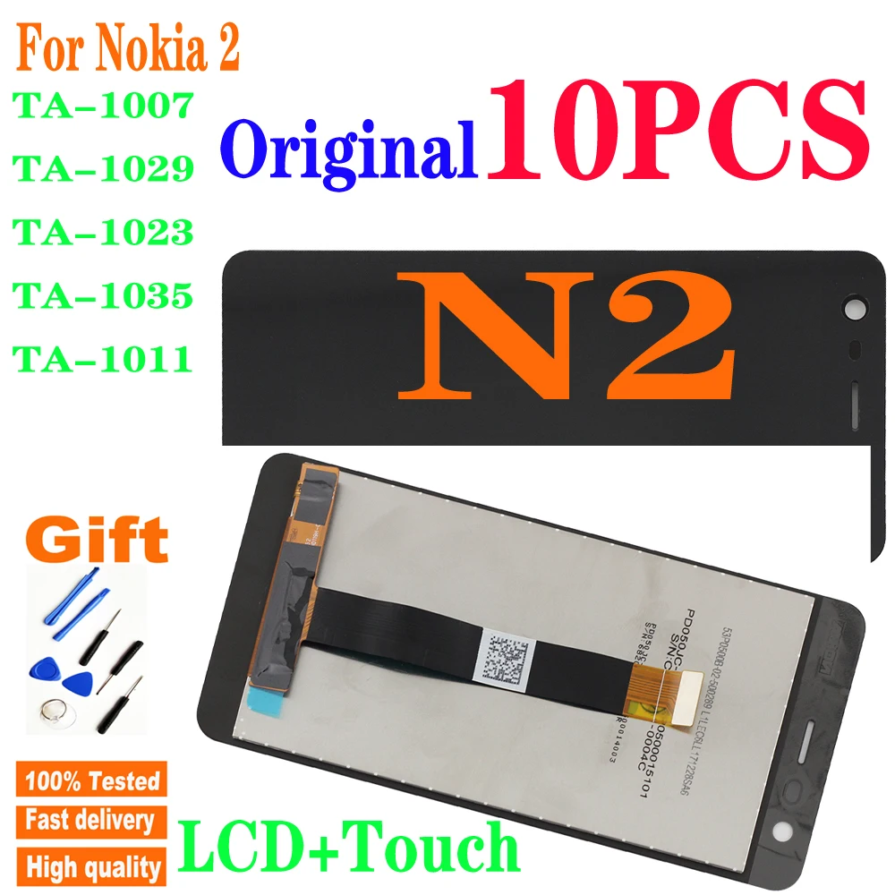 

ЖК-дисплей для Nokia 2 N2 TA-1007 TA-1029 TA-1023 TA-1035 TA-1011, 10 шт.