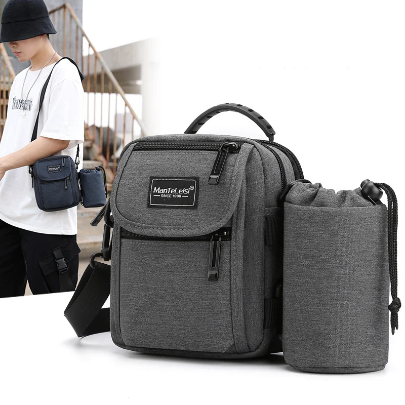 SCIONE Новая сумка мессенджер с чашкой для воды Повседневная Корейская сумочка на