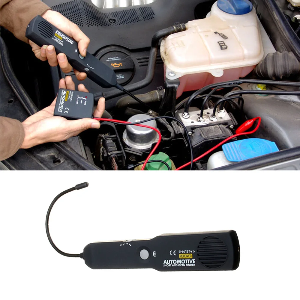 

TIOODRE Digital Cars Detector Search Posting Finder Consult Tester Tracer Diagnose Car Circuit Scanner Wire Cable Tracker Tuning