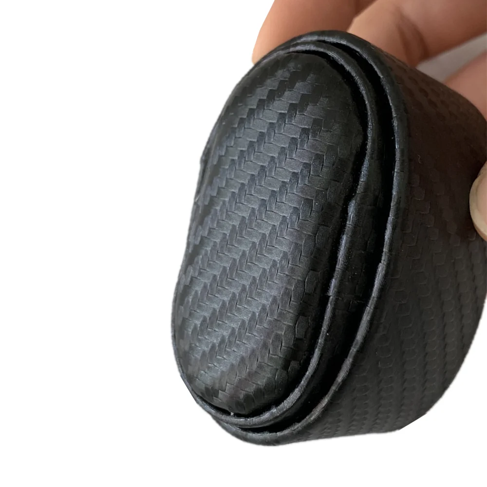 Подушка для часов автоматическая коробка из углеродного волокна/ПУ белый/черный