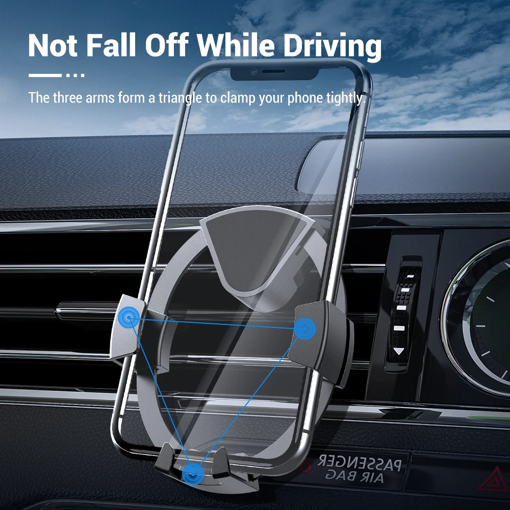 TOPK Gravity Автомобильный держатель для телефона в автомобиле подставка мобильного |