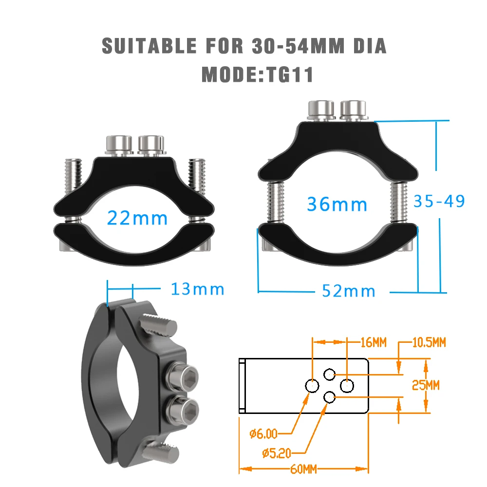 Запчасти для станков с ЧПУ Универсальное крепление кронштейн фар мотоцикла