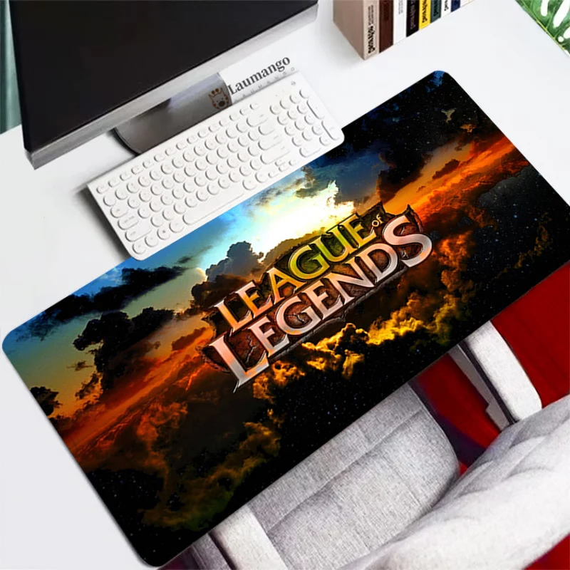 

LOL League of Legends Mousepad Gamer PC Carpet Computer Mouse Pad LOL Gaming Accessories Keyboard Desk Mat Large 900x400 Table