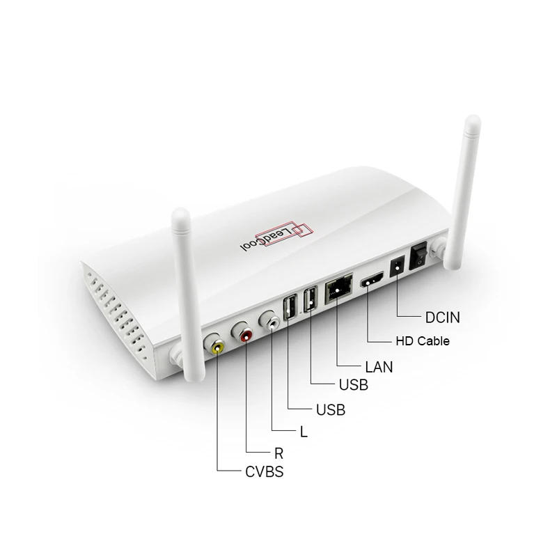 Leadcool Smart Android 9 0 ТВ коробка S905W 4 ядра 2 ГГц Wi Fi Media Player 1G 8G 2G/16G Декодер каналов