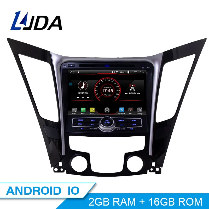 LJDA Android 10 автомобильный dvd-плеер для HYUNDAI SONATA 2012 2013 2Din Автомагнитола gps Навигация стерео Мультимедиа wifi автоаудио