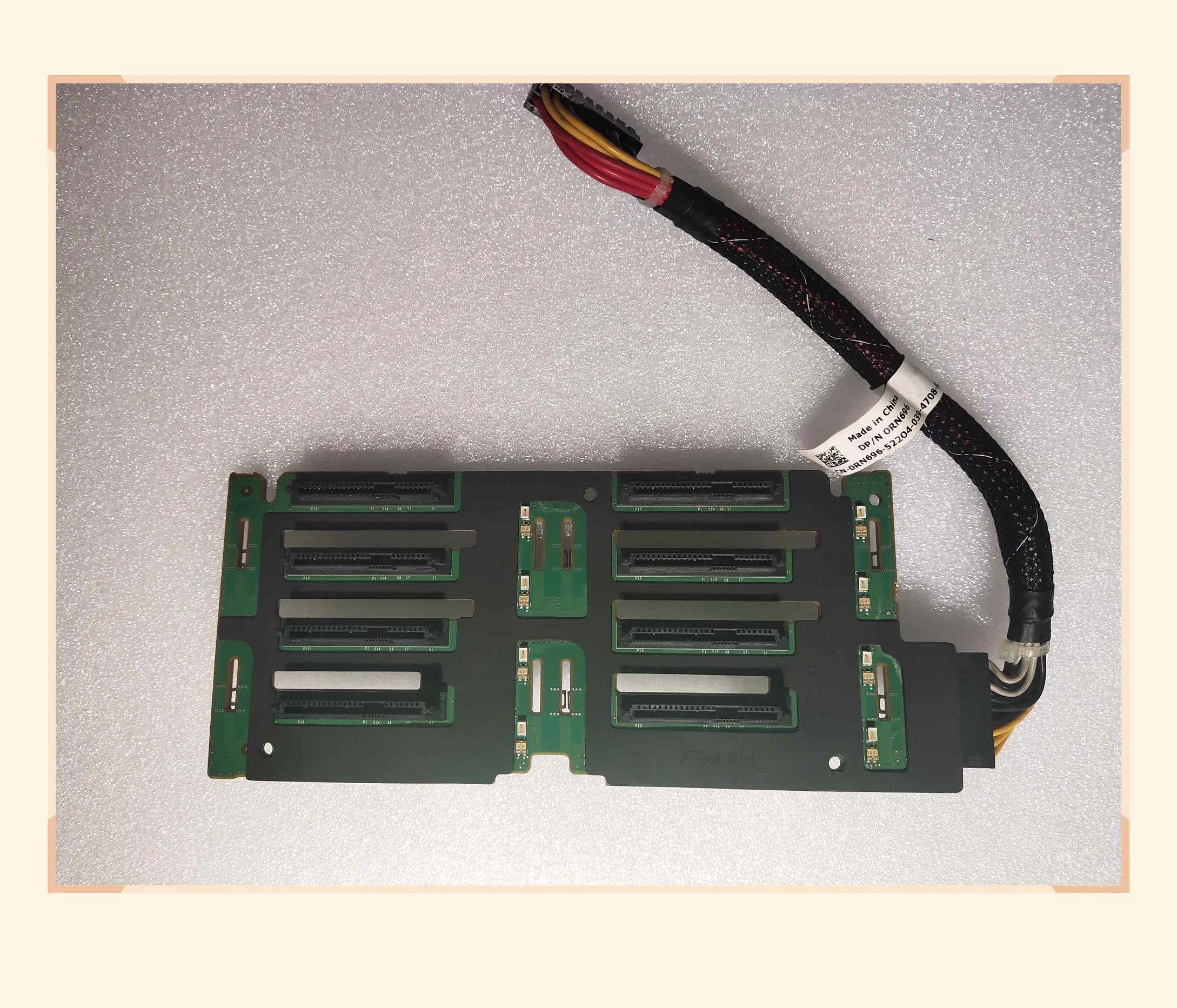 

GZ855 для Dell PowerEdge R710 2,5 "SAS задняя панель с кабелем CN-0MX827 MX827