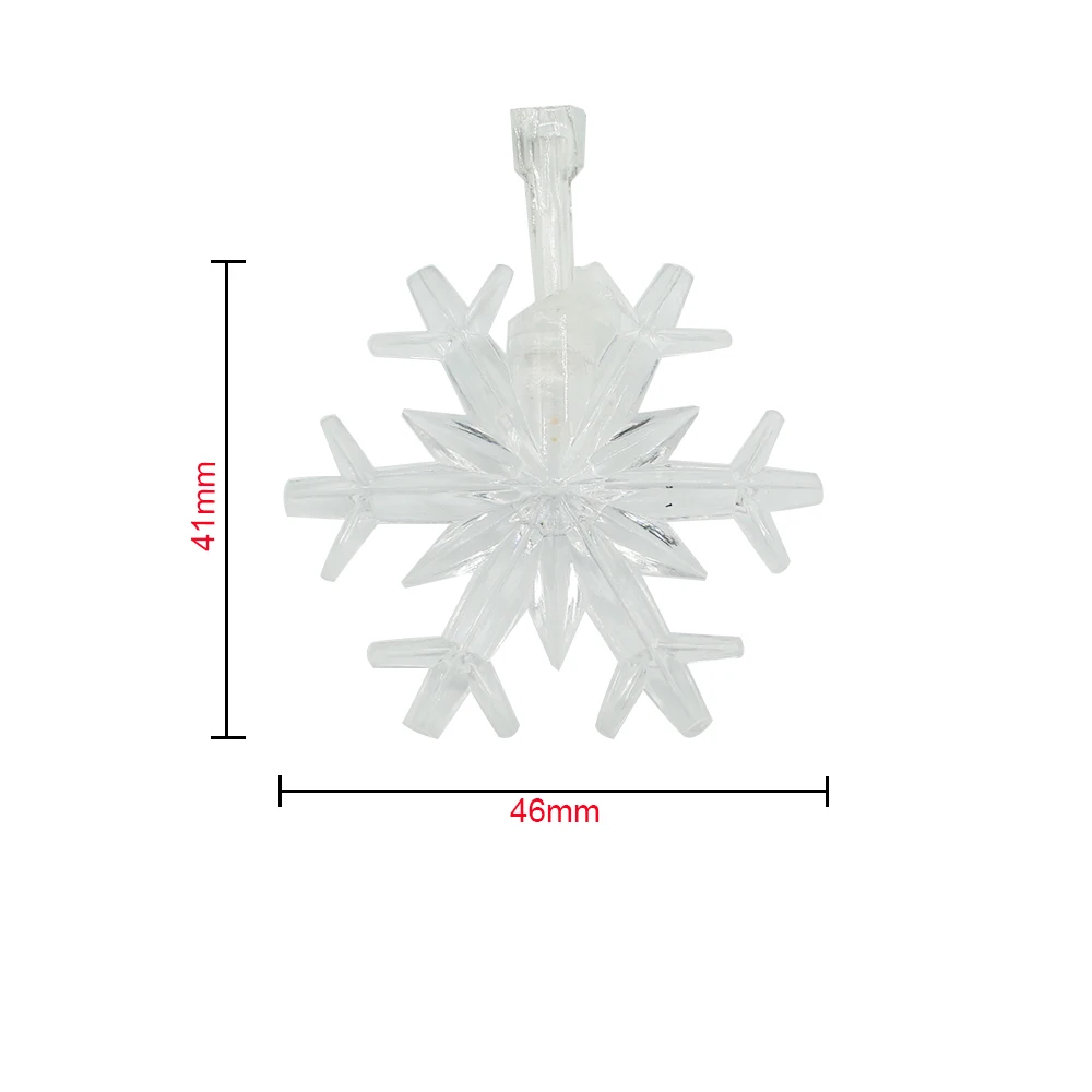 

5M 50Leds LED String LightS Battery Powered Snowflake Shape Fairy Holiday Lights for Home Bedroom Wedding Christmas Decor