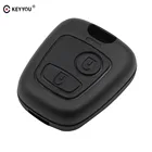 Чехол для ключей KEYYOU, с 2 кнопками, для Peugeot 107 207 307 407 406 806, для Citroen C1 C2 C3 C4 C5 Picasso Berlingo Saxo Xsara