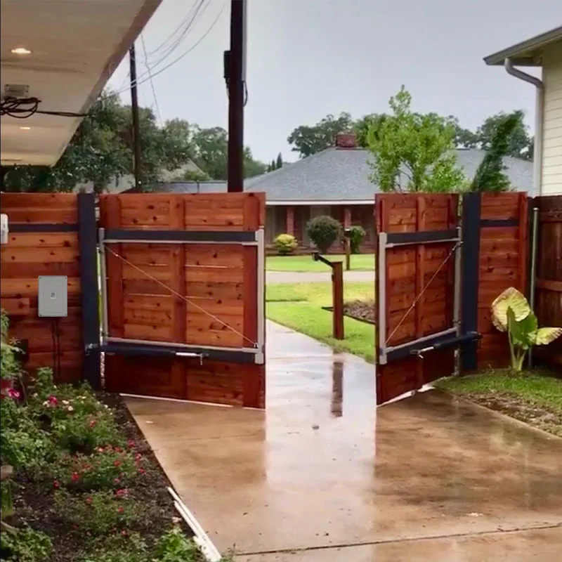 

GALO courtyard pasture use electric automatic swing gate opener motor for steel wooden gate with Electric lock