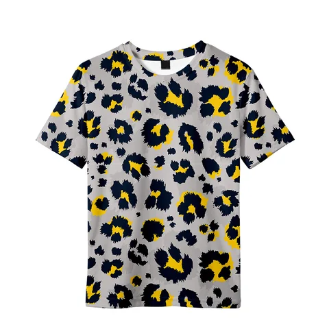 Детская футболка с леопардовым принтом