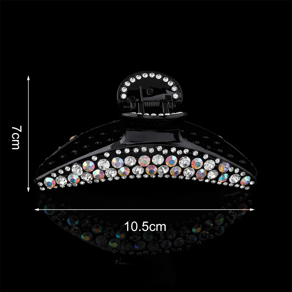 Моланс Элегантный хрустальный зажим для волос 2020 Новые женские винтажные яркие стразовые заколки с узлом-бантом ювелирные изделия.