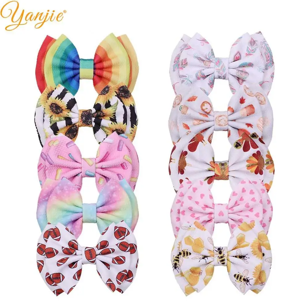 10 шт./лот Цветочные 2021 заколки для волос 6 дюймов двухслойные женщин сделай сам