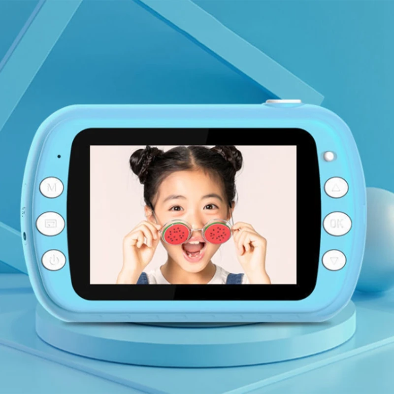 

Instant Print Camera for Kids 1080P 3.5 Inch Color Screen Digital Video Camera with Paper Film and 32GB SD Card