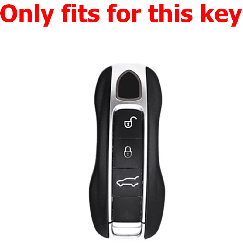 

New Style Soft TPU Car Key Case For Porsche Cayenne Macan 911 Boxster Cayman Panamera Car-Styling Key Cover Accessories Keychain