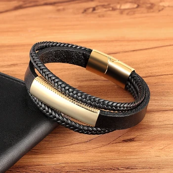 Luxury Leather Bracelet Multi-layer 5