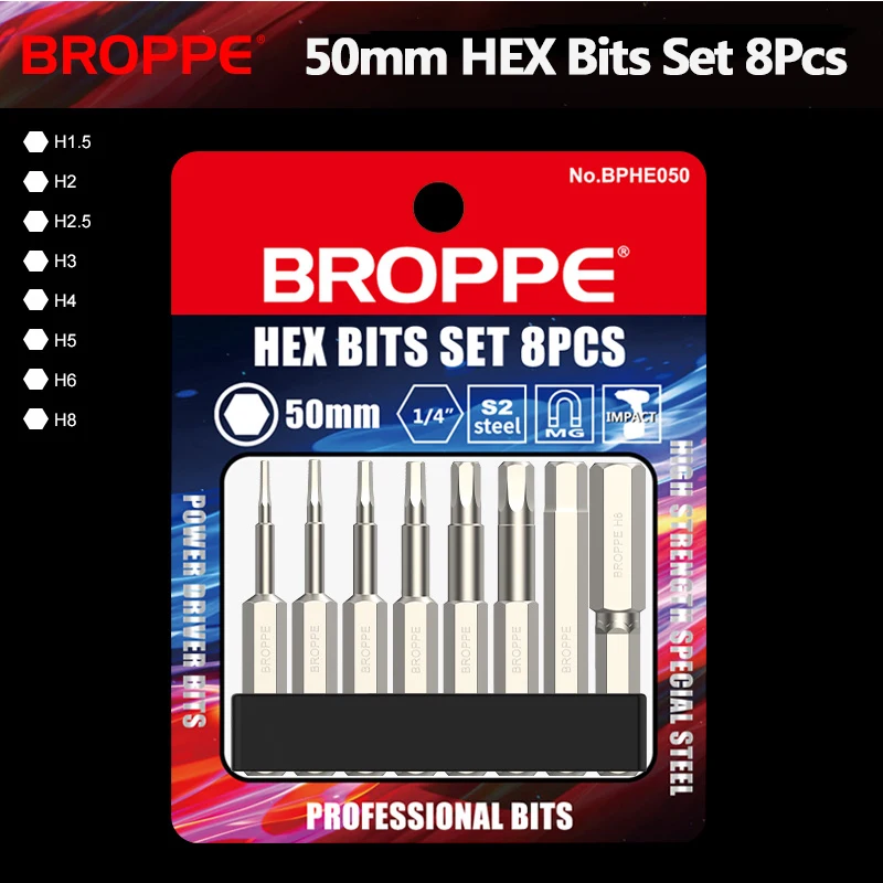 

Набор магнитных отверток BROPPE S2 8 шт.