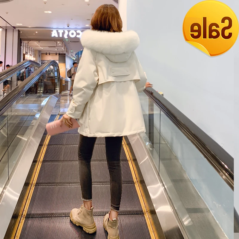 Пуховик зимний женский пальто женская одежда с капюшоном длинная стильная