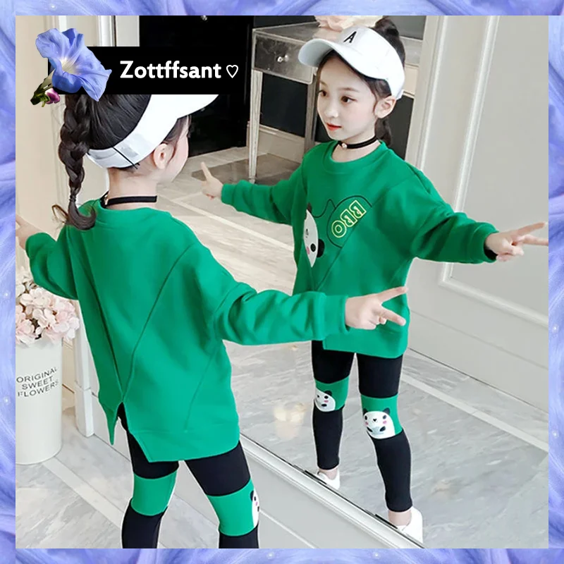 

Fashion Girls Clothing Set Teen Girls Tracksuit Spring 2022 Autumn Long Sleeve 2pcs Children Suits Little Girl Sets 8 10 12 year