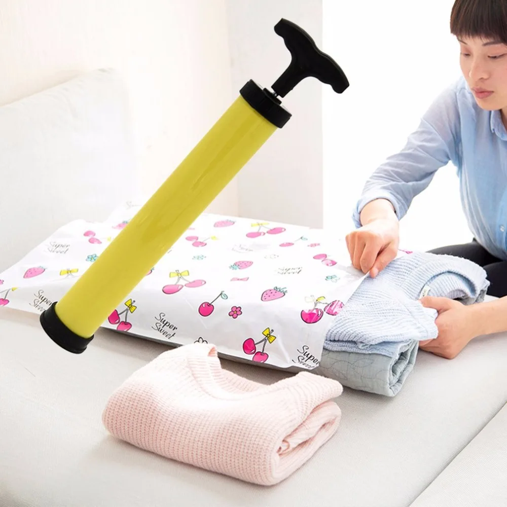 Компактный размер Ручная вакуумная сумка Экономия пространства уплотнение