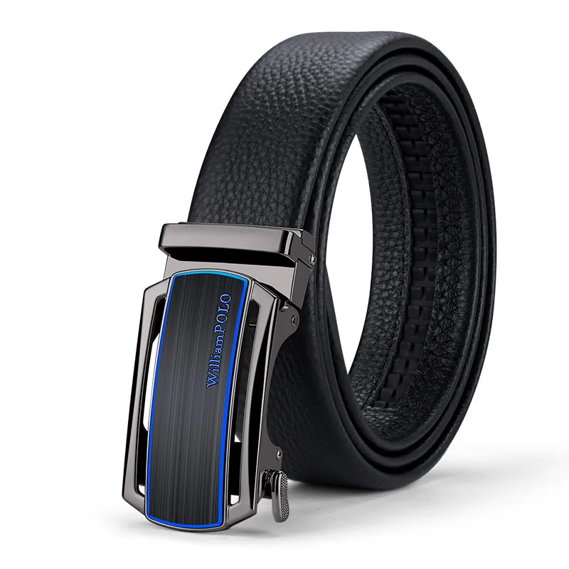 Williampolo Mens Belts  Designer Belts Men Luxury Genuine Leather Automatic Buckle Belt #21418-20P