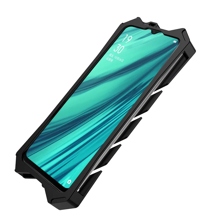 Oppo Realme X2 Q Zimon Luxury Thor Heavy Duty Armor Metal Bumper Aluminum Phone Case For OPPO Reno2 A11X Shockproof Shell | Мобильные