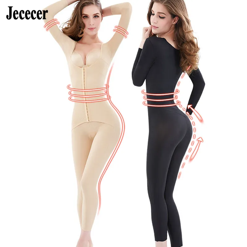 Jececer для полной формы тела женщины похудения стрейч животик контроль нижнее