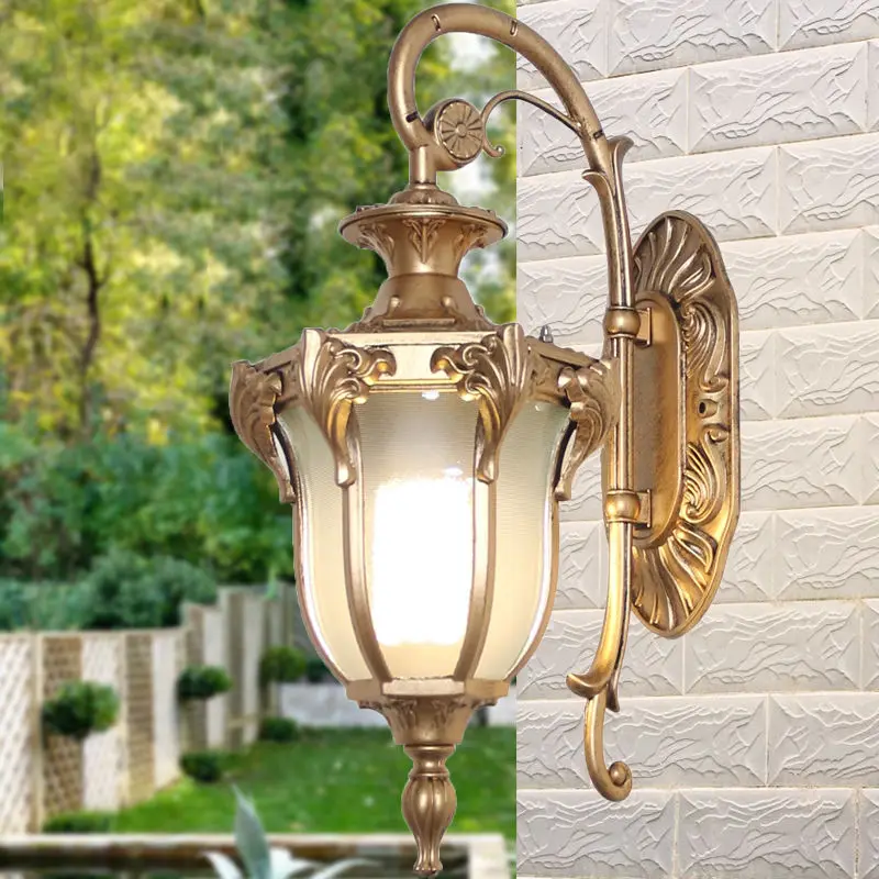 Винтажная наружная настенная лампа Европейского водонепроницаемого наружного