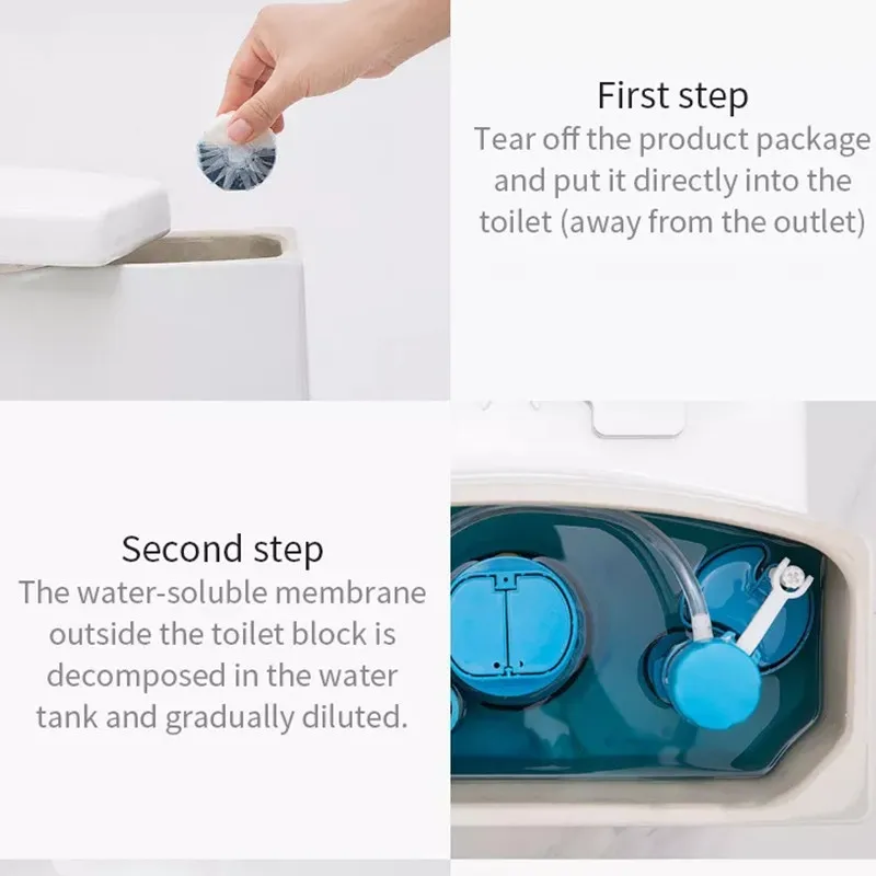 Xiaomi Mijia Clean-n-fresh двойной эффект туалетный блок Водорастворимая пленка упаковка Анионный активный фактор глубокий прозрачный туалетный мешок