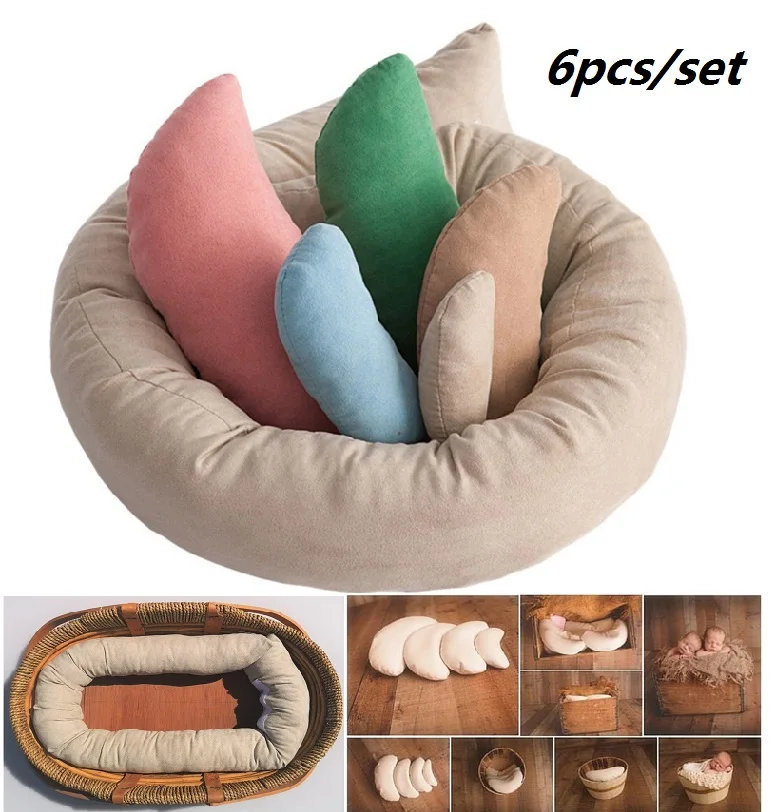 6 шт./компл. реквизит для фотосъемки новорожденных подушка детской