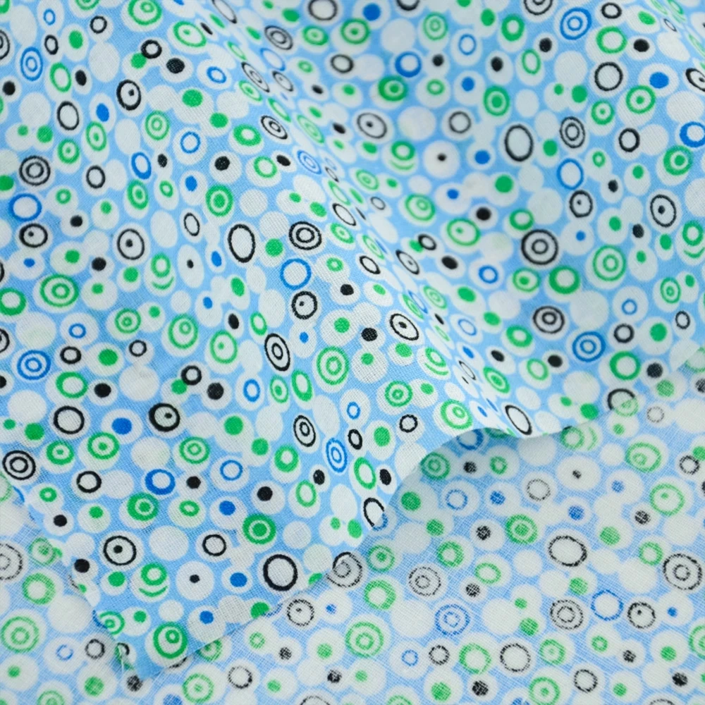 Белые точки дизайн orange печатных хлопчатобумажной ткани лоскутное установить