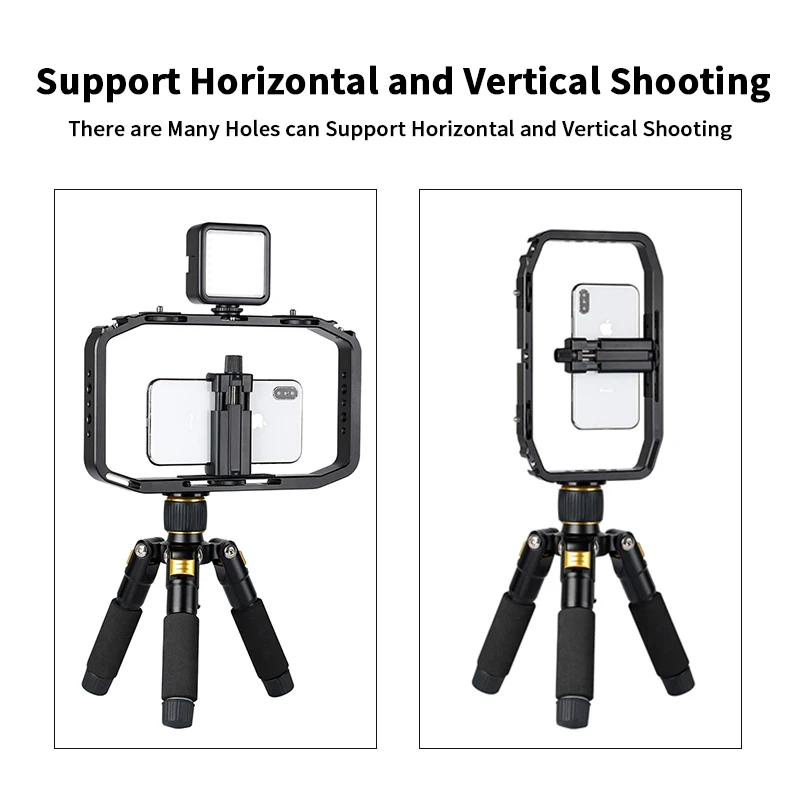 Универсальная портативная видеокамера для DSLR Gopro iPhone XS 11 Pro Max X 8 5 6 7 DSLR|Аксессуары