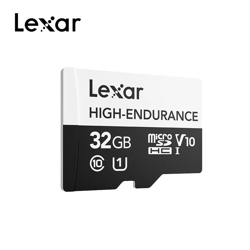 Lexar высокая выносливость Micro SD карта 32 Гб 64 Гб 128 ГБ V10 V30 SDHC SDXC C10 карта памяти Microsd карта для хранения видео